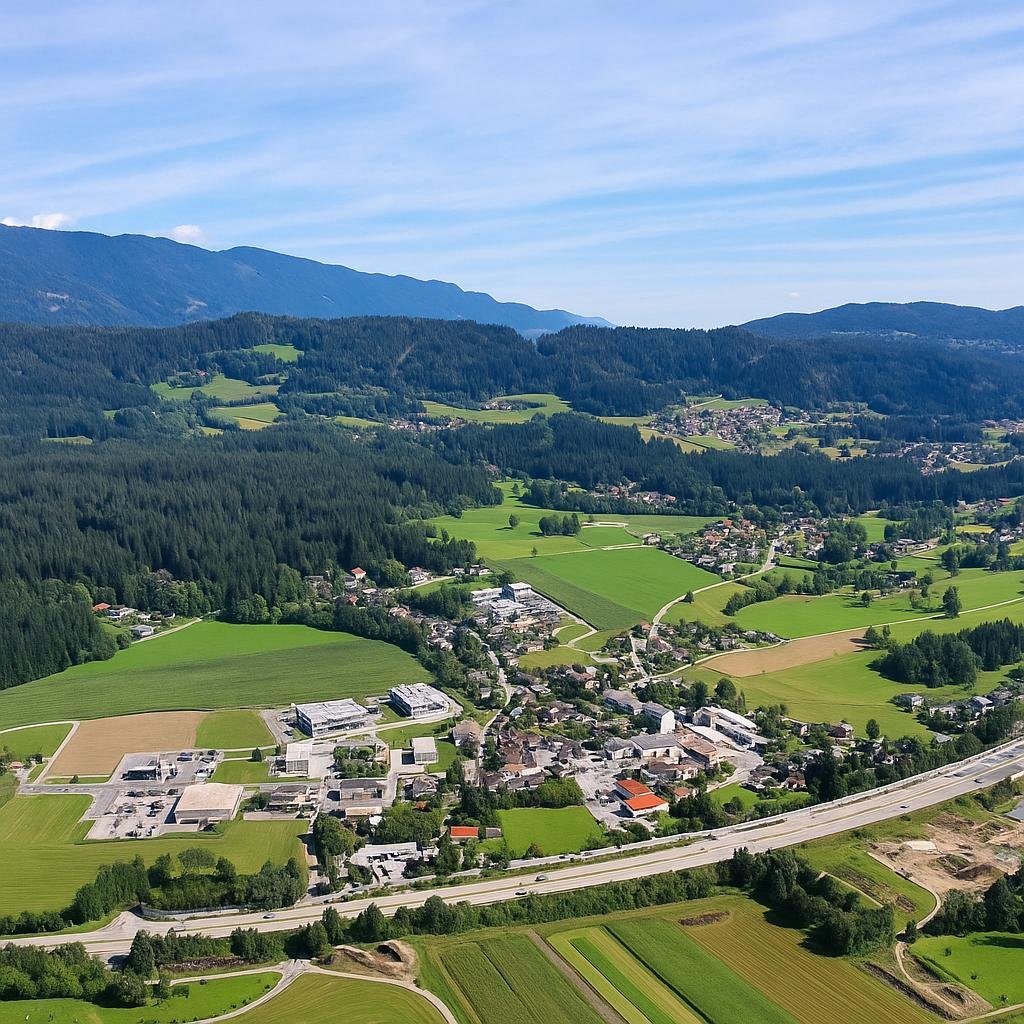 Baugrund in Premiumlage – Panoramablick über Wernberg/Villach im Kärntner Seendreieck