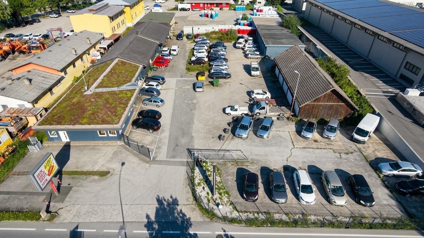 Wohnen & Gewerbe vereint: Betriebsliegenschaft mit Privatwohnung auf 3.995 m² in Villach