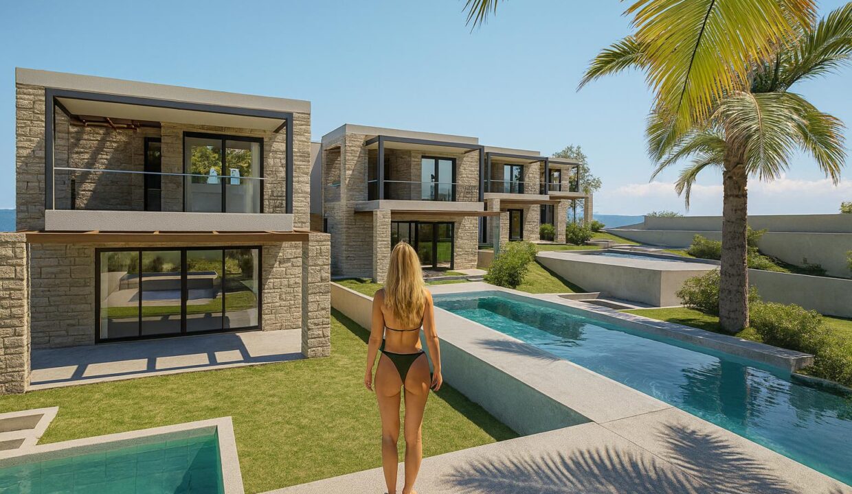 Luxusvilla am Ägäischen Meer