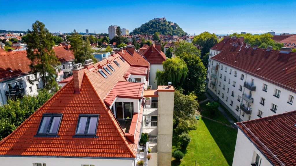 Ansicht Schlossbergblick – Loft-studio-atelier, Am Hofacker 4, 8010 Graz