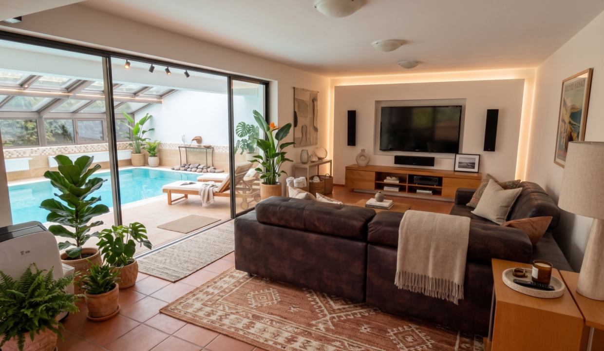 TV-, und Poolbereich