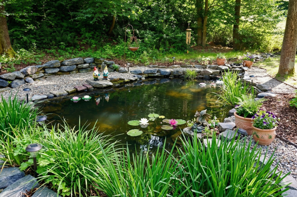 Teich am Grundstück – Einfamilienhaus, 8010 Graz
