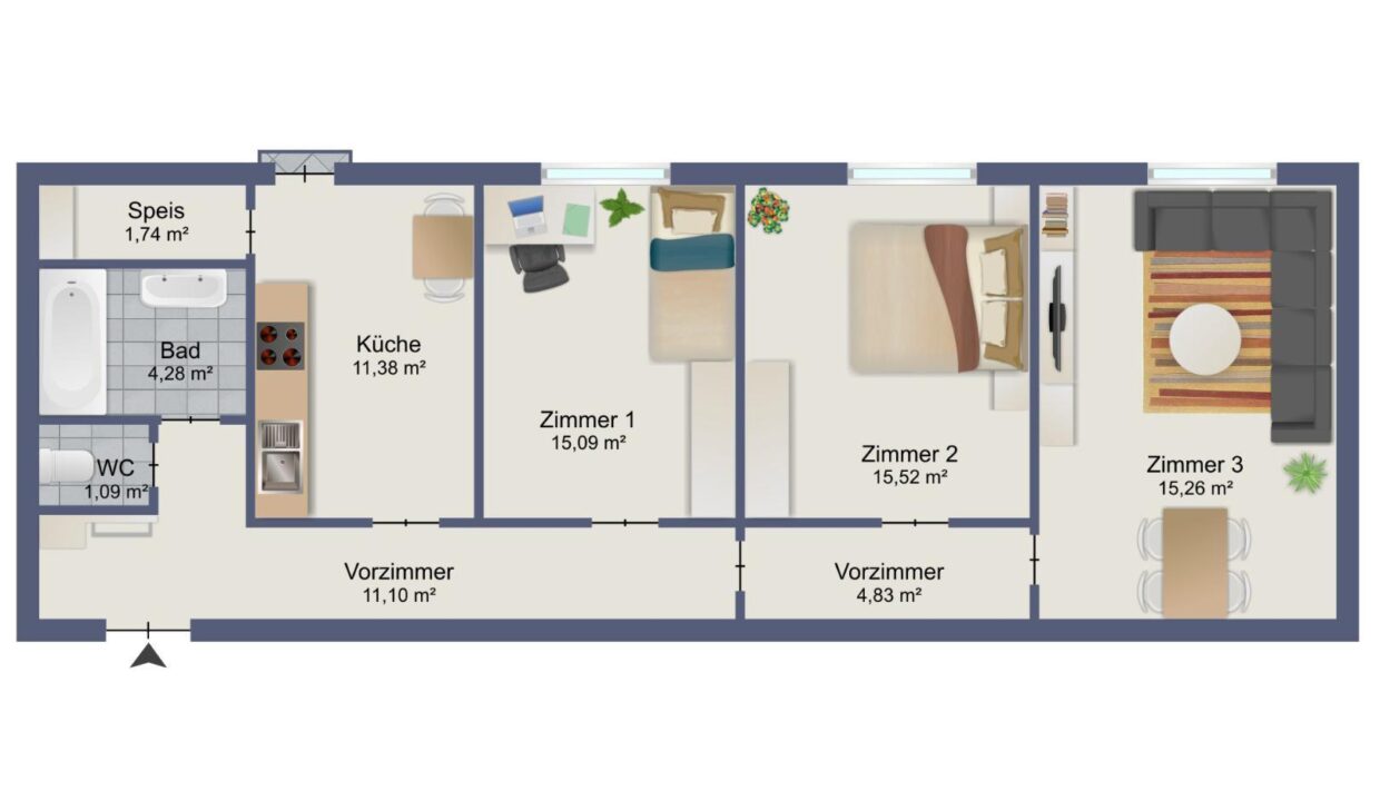 Schematischer Plan