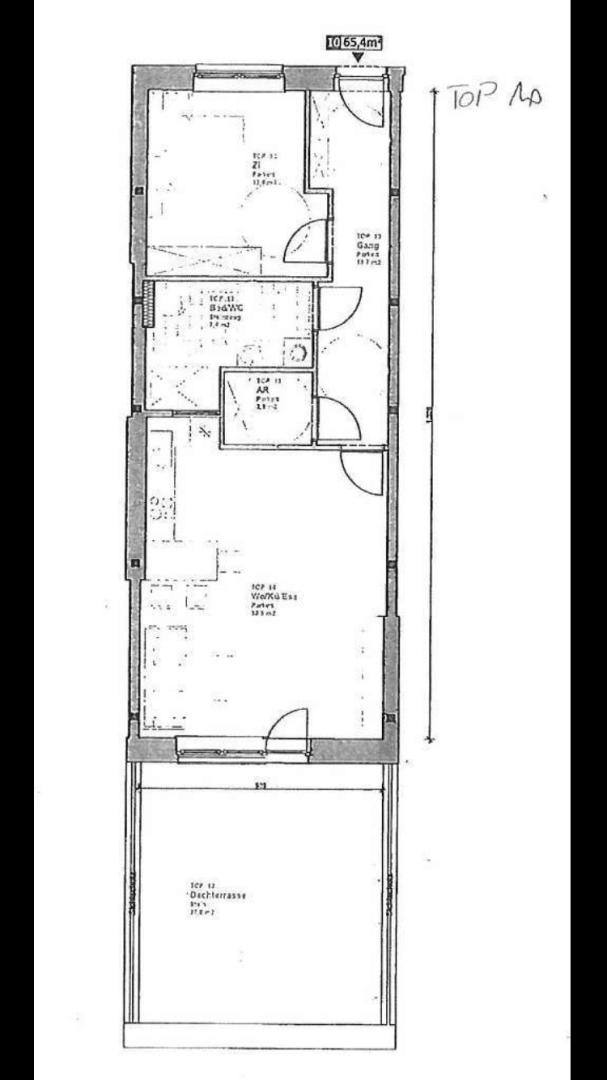 Grundriss 2 Zimmer mit großer Terrasse in St. Nikolai ob Draißling