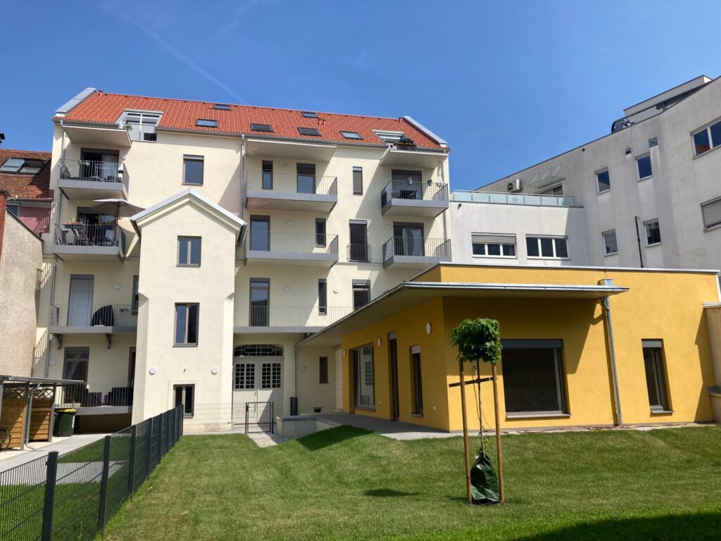 Top 2 Zimmerwohnung mit Balkon – Generationenwohnhaus Triester Straße 12 Top 12 – [GF,TS]
