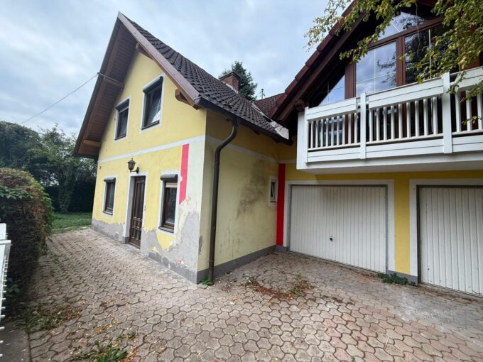 Einfamilienhaus Tainach – Nähe Klopeiner See: Sanierungsbedürftiges Einfamilienhaus mit…