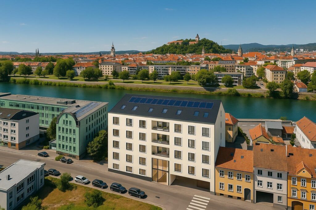 PURE ON THE MUR RIVER  – FÜR ANLEGER- unser neues Wohnprojekt an der Mur – TOP 12; MP – Foto 2