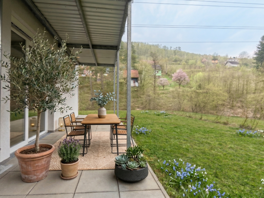 KI Staging Terrasse – Wohnung, 8051 Graz
