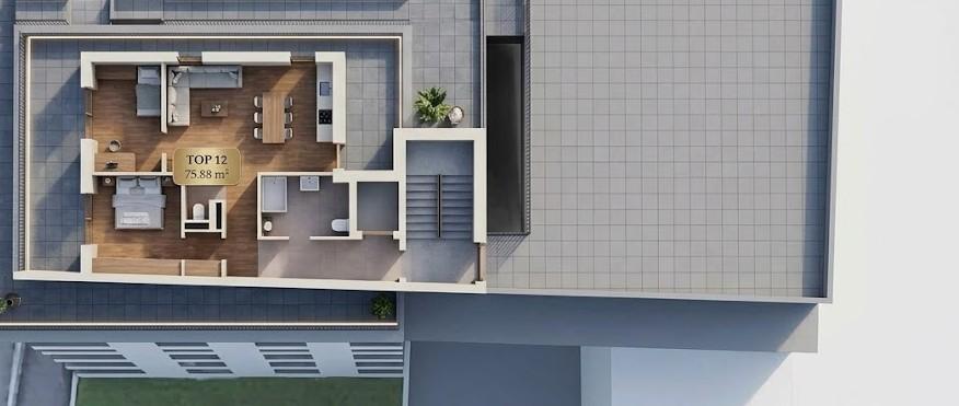 -8,5% AKTION bis Baustart – CITY.PARK.RIVER – unser neues Wohnprojekt – Penthouse TOP 12; CPR – Foto 4