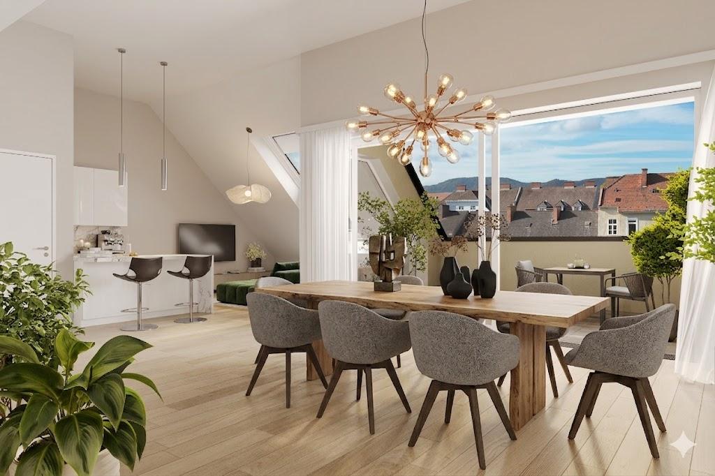 PURE ON THE MUR RIVER – unser neues Wohnprojekt an der Mur – Dachterrasse TOP 38; MP – Foto 2