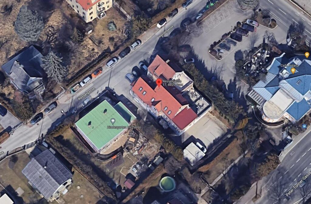 07 luftbild lage resselgasse 17 – 8020 Graz · Eggenberg