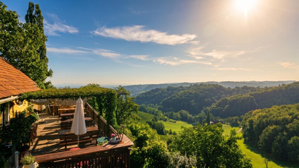 Beste Aussicht an der Weinstraße – Einfamilienhaus, 8471 Graßnitzberg