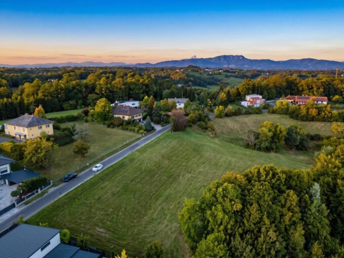 Grundstück Nestelbach bei Graz – Bauplatz mit bewilligter Planung am Nestelbachberg – 906 m² für…