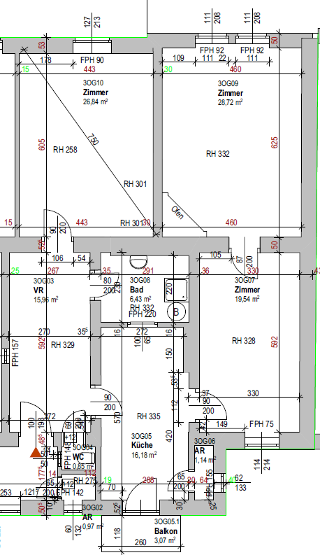 WG 1 Annenstr 47 – Wohnung, Annenstraße 47, 8020 Graz