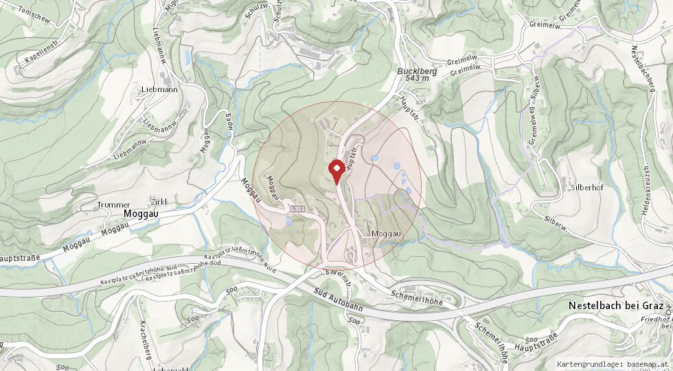 Lage 8301 Laßnitzhöhe – Umgebungskarte