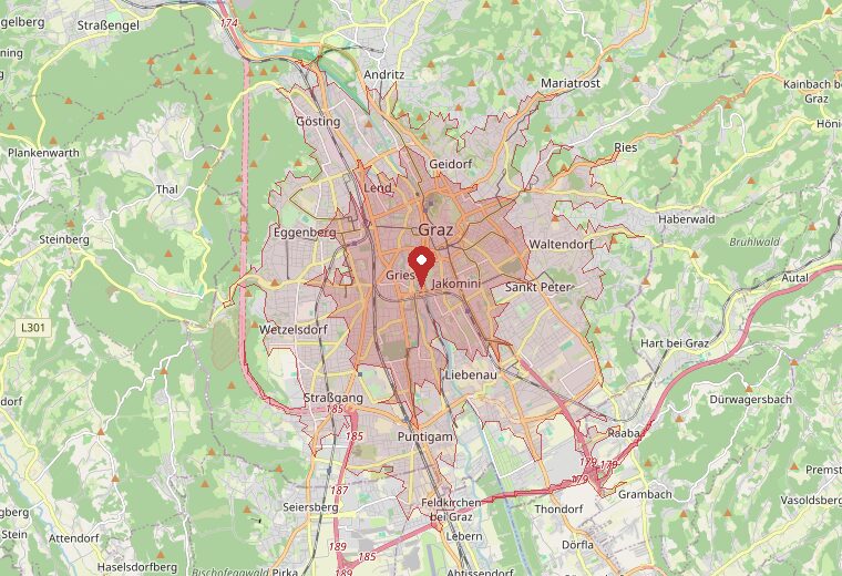In rund 15 Minuten mit dem Auto erreichbar