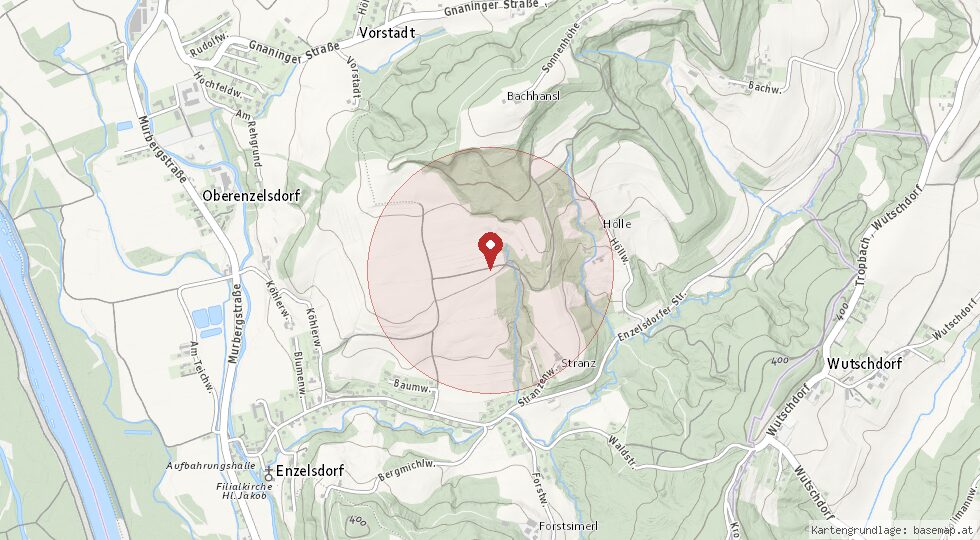 Lage 8072 Fernitz – Umgebungskarte