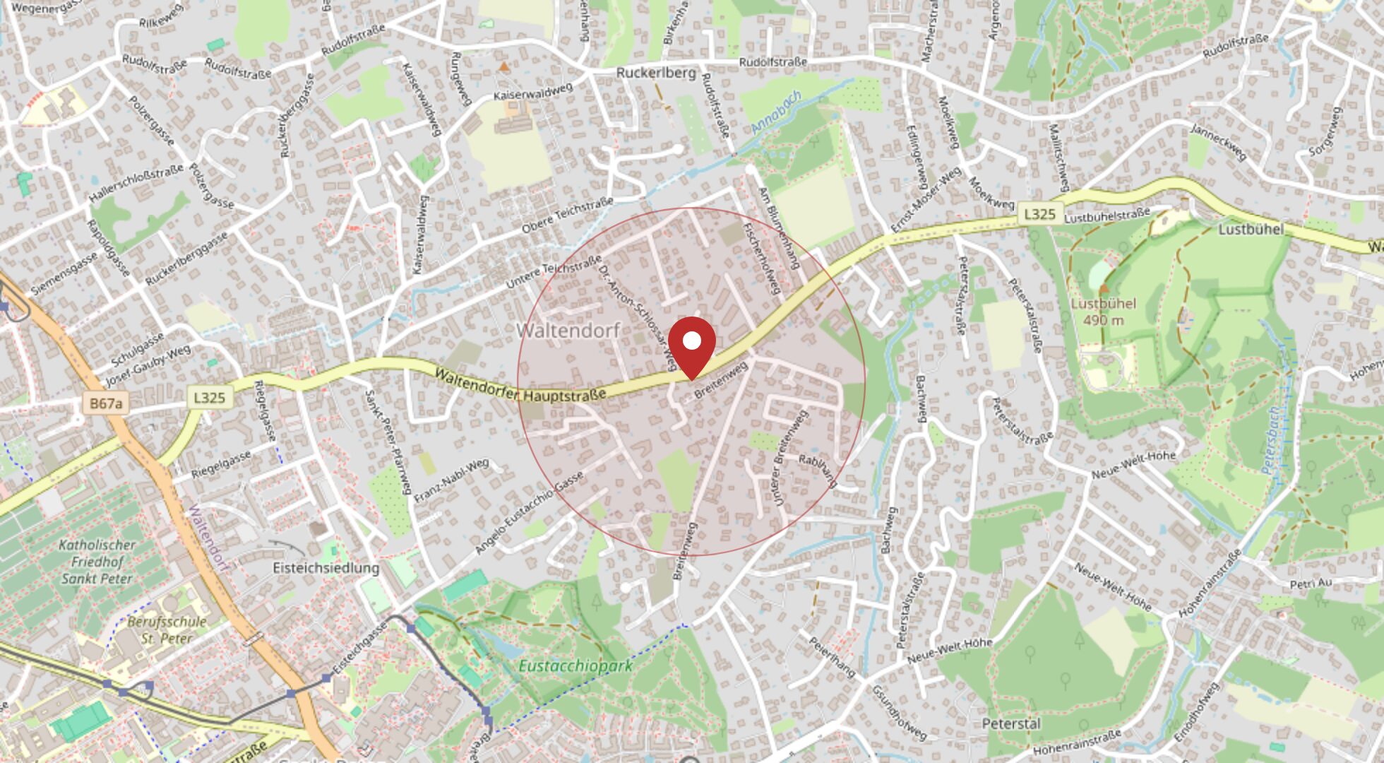 Lage Waltendorfer Hauptsstraße 84b, 8010 Graz · OpenStreetMap