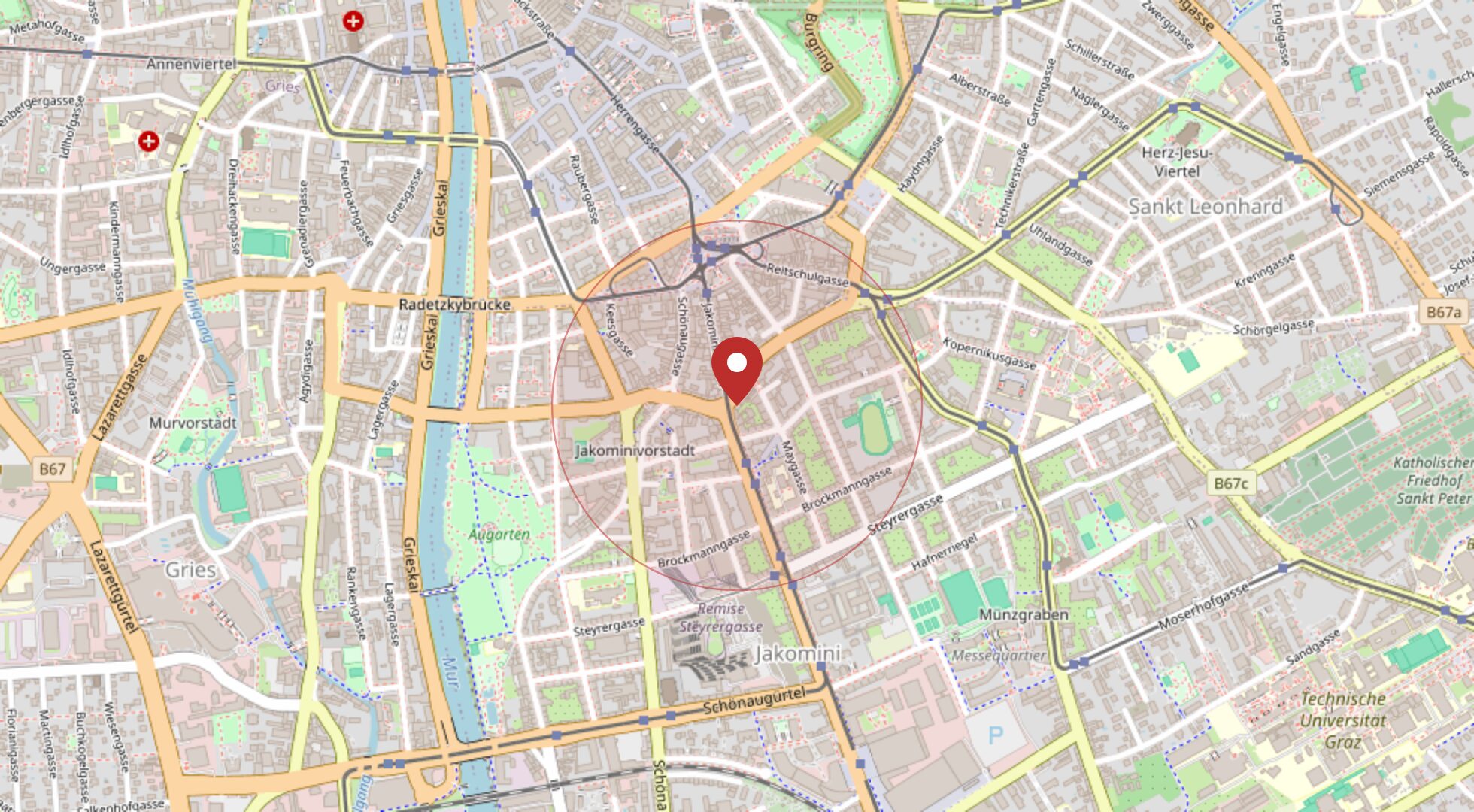 Lage Grazbachgasse 49, 8010 Graz · OpenStreetMap