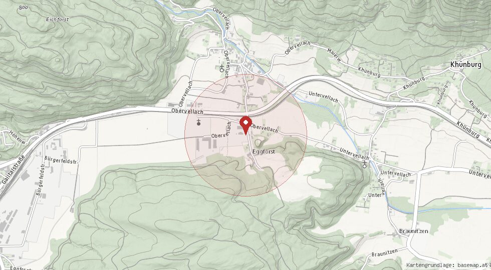Lage 9620 Sonnenalpe Naßfeld – Umgebungskarte