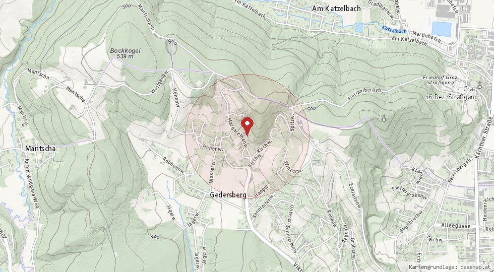 Lage 8054 Seiersberg – Umgebungskarte
