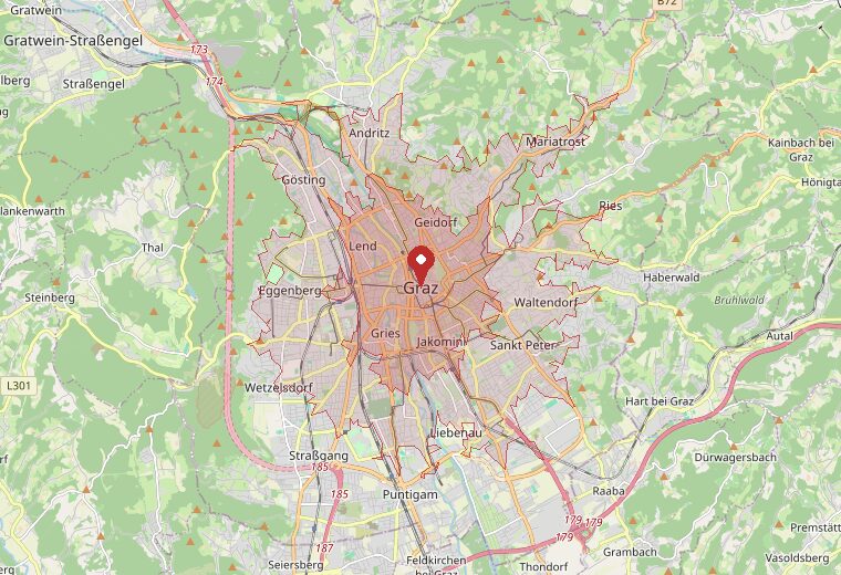 In rund 15 Minuten mit dem Auto erreichbar