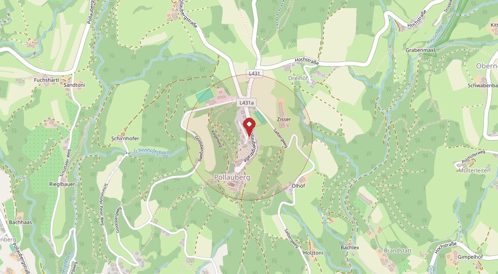 Lage Oberneuberg 36, 8225 Oberneuberg – Umgebungskarte