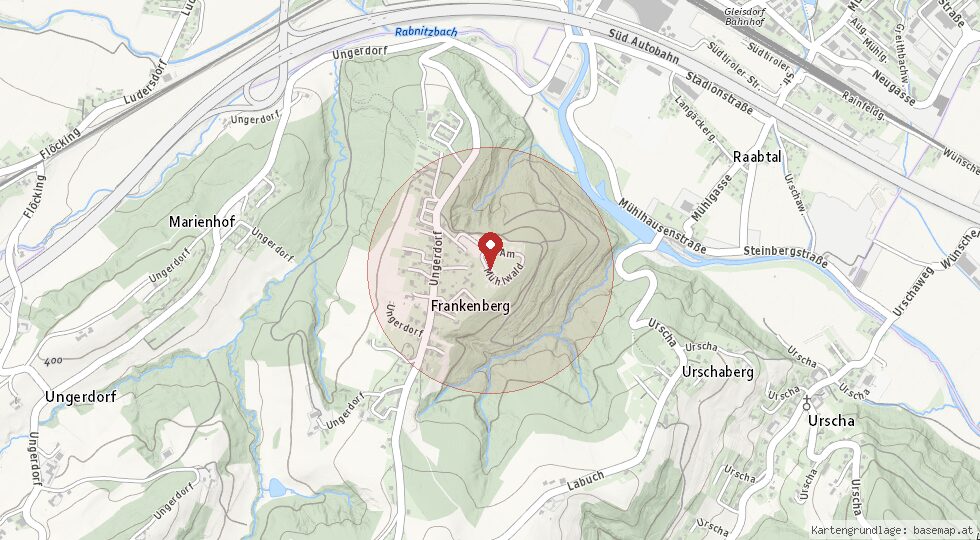 Lage 8200 Gleisdorf – Umgebungskarte