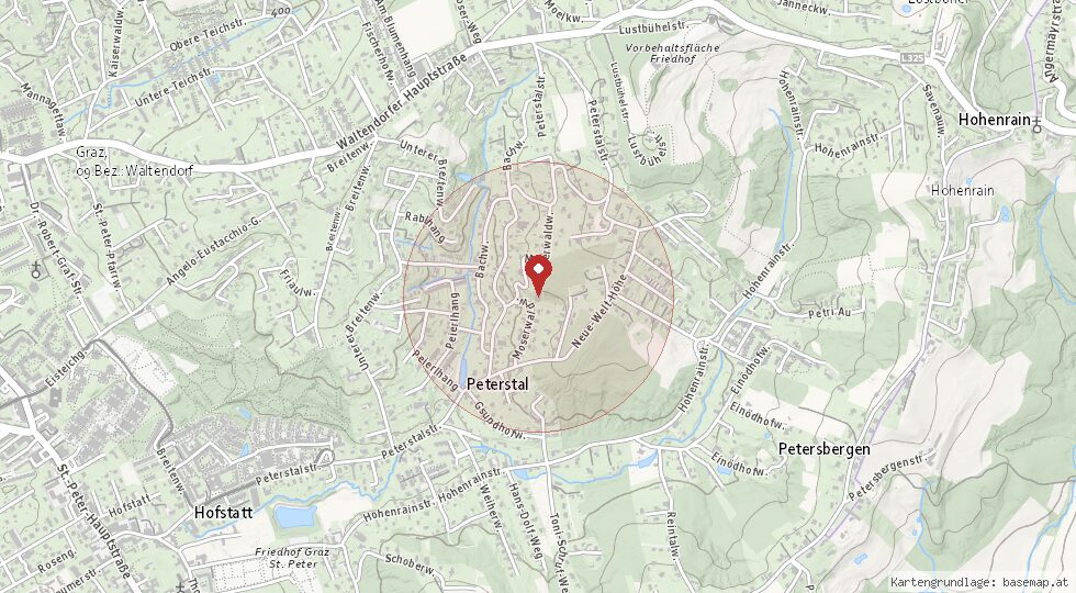 Lage 8010 Graz – Umgebungskarte