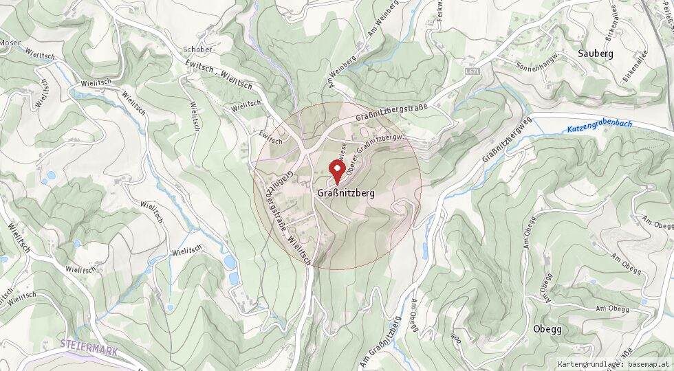 Lage 8471 Graßnitzberg – Umgebungskarte