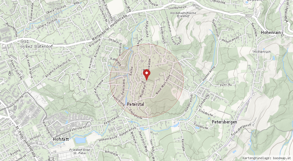 Lage 8010 Graz – Umgebungskarte