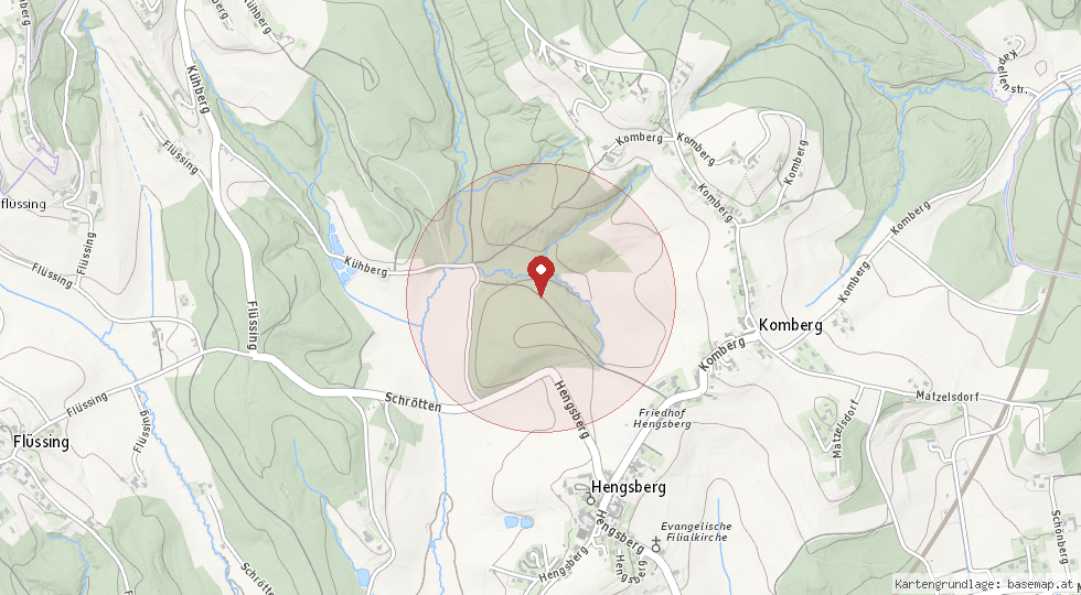 Lage Hengsberg 44 - 45, 8411 Hengsberg – Umgebungskarte