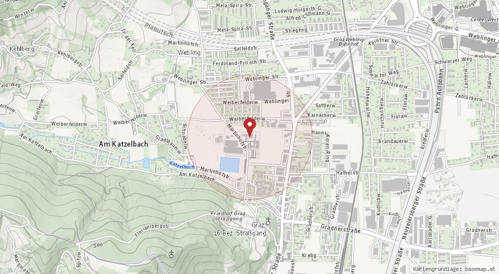 Lage 8054 Graz · Straßgang – Umgebungskarte