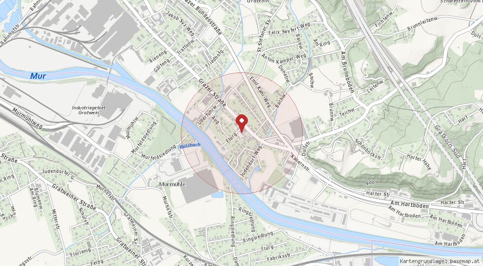 Lage Grazer Straße 80, 8101 Gratkorn – Umgebungskarte