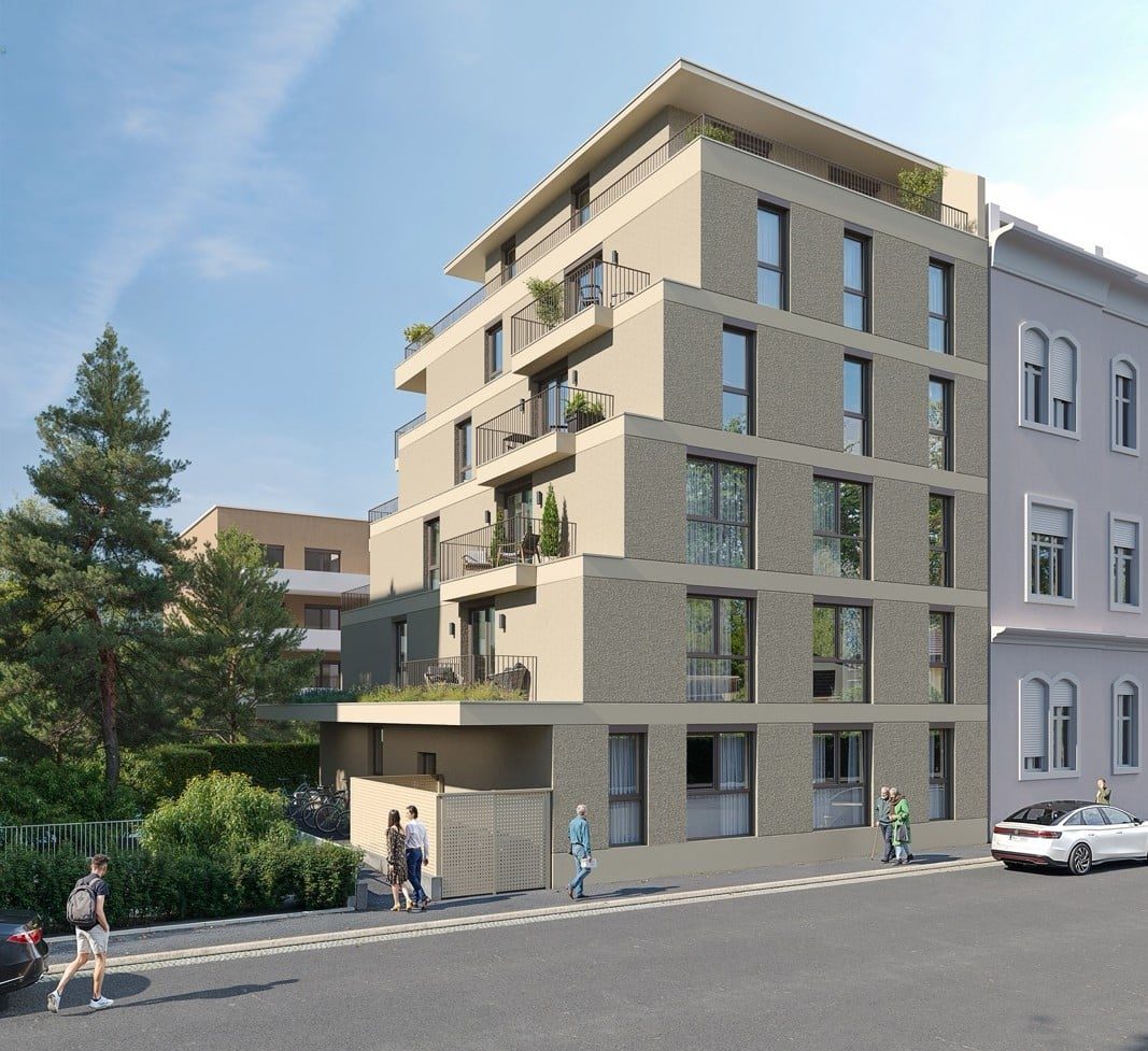 CITY.PARK.RIVER — Außenansicht Neubau Lagergasse 103, Graz
