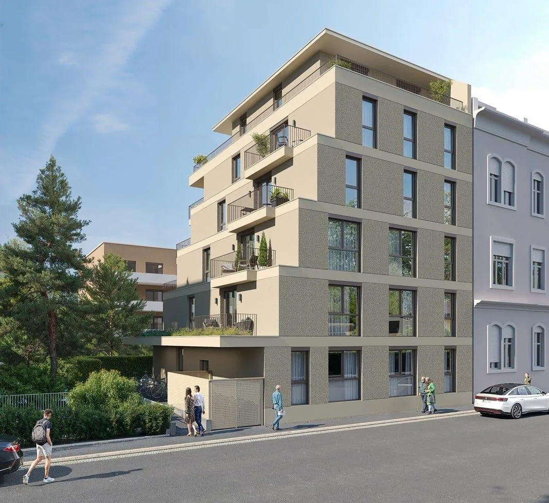 CITY.PARK.RIVER, Außenansicht Neubau Lagergasse 103, Graz