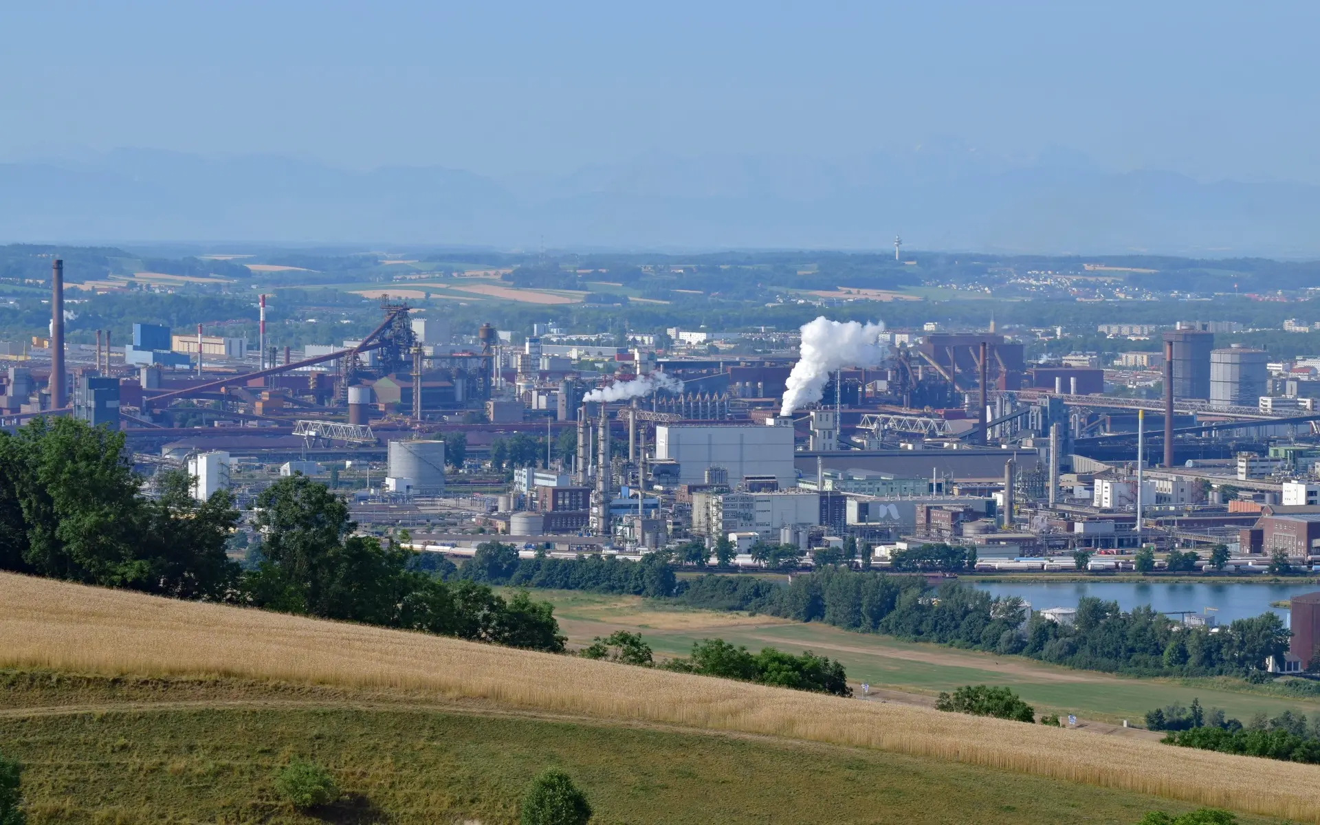 Industrieanlage der voestalpine in Linz