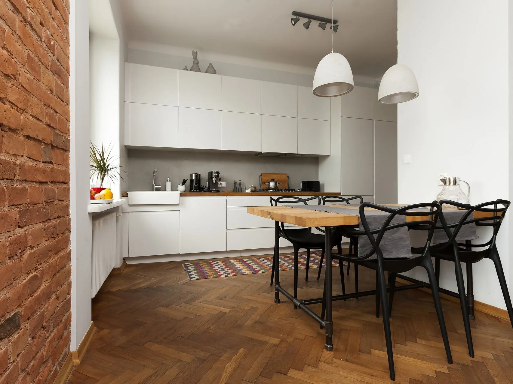 Kompakt eingerichtetes Apartment