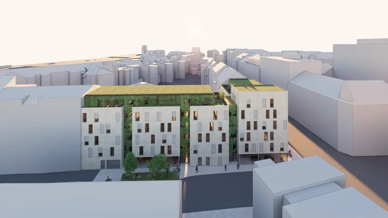 Josefigasse / Keplerstraße, Lend – Ansicht 1